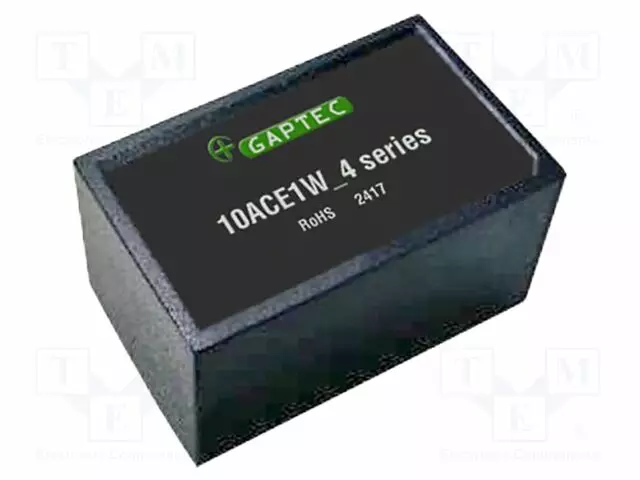 AC/DC MUUNNIN - 10W - TULOJÄNNITE 85÷305VAC,120÷430VDC - LÄHTÖJÄNNITE 12,5VDC - AC/DC muuntimet - 10ACE1W-12.5S4 - 1