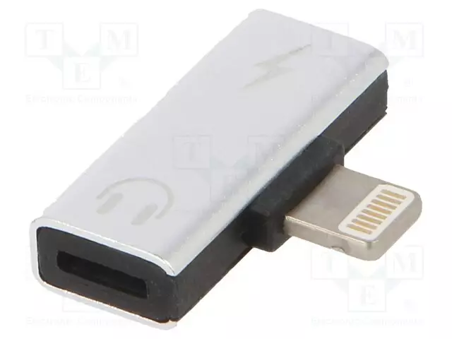 ADAPTERI - APPLE LIGHTNING RASIA X2,APPLE LIGHTNING-PISTOKE - USB kaapelit ja adapterit - AK-AD-64 - 1