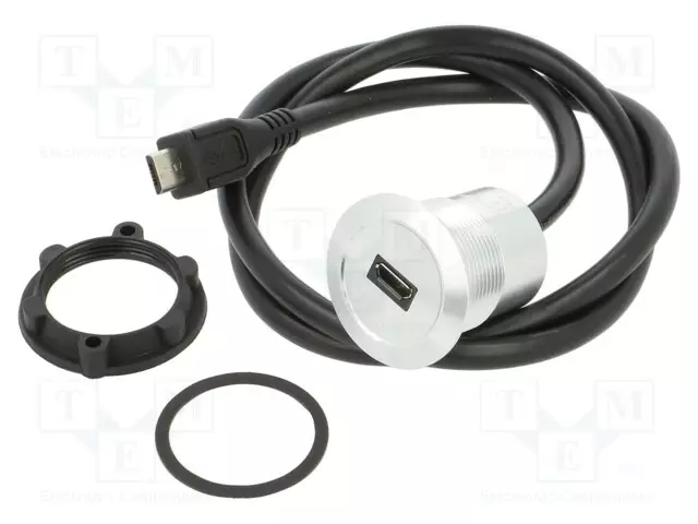 ADAPTERIJOHTO - USB B MICRO NAARASLIITIN,USB B MIKROPISTOKE - USB liittimet - MICRO-USB-04 - 1