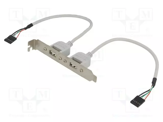 ADAPTERI - PIILLÄ - USB A-PISTORASIA X2,5PIN KOUKKULIITIN X2 - USB kaapelit ja adapterit - AK674 - 1