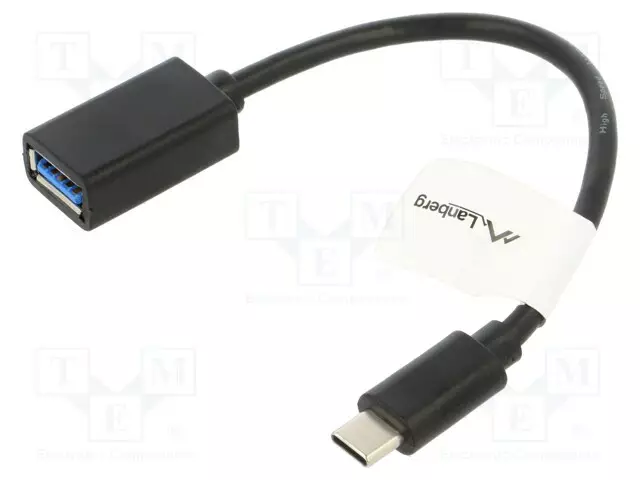 ADAPTERI - OTG,USB 3.1 - USB A RASIA,USB C PISTOKE - NIKKELÖITY - USB kaapelit ja adapterit - AD-UC-UA-04 - 1