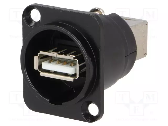 ADAPTERI - USB A-RUNKOLIITIN-ETUOSA,USB B-RUNKOLIITIN-TAKAOSA - USB liittimet - CP30114 - 1