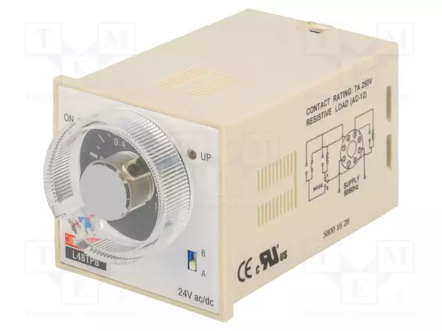AUTOMATION MODULE: TIMER - 0.05S÷10MIN - DPDT - 250VAC/5A - 24VDC - Aikareleet ja ajastimet - 31L48TPBM24 - 1