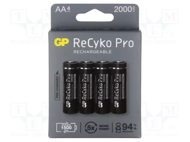AKKU: NI-MH - AA - 1,2V - 2050MAH - RECYKO PRO - KUPLAPAKKAUS - READY2USE - Akut - ACCU-210AAHCB-EB4 - 1