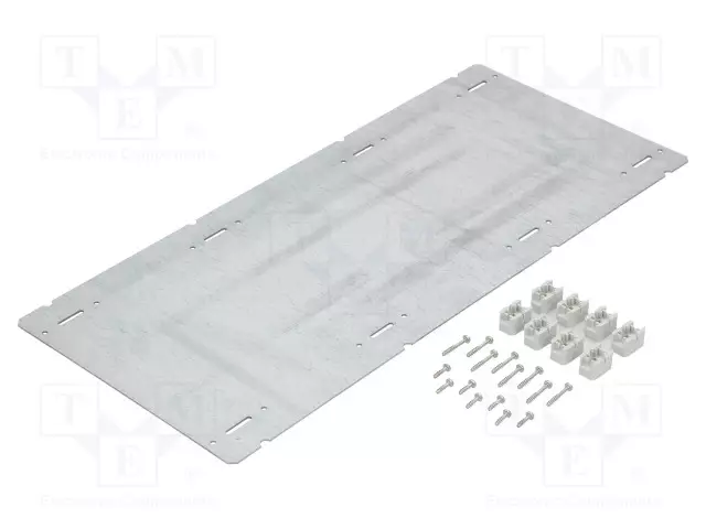 ASENNUSLEVY - TERÄS - W: 240MM - L: 540MM - PAKS.: 2MM - PÄÄLLYSTE: SINKKI - Koteloiden lisätarvikkeet - AK-MPS-4 - 1