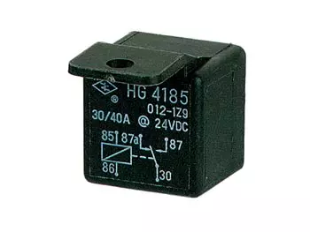 AUTORELE SPDT (ON-ON) 24VDC/30-40A FASTON-LIITTIMET - Autoreleet - 96024 - 1