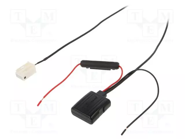 BLUETOOTH ADAPTERI - QUADLOCK 12PIN - BMW,MINI - AUX ja bluetooth liitännät - BL-AUX-IN.14 - 1