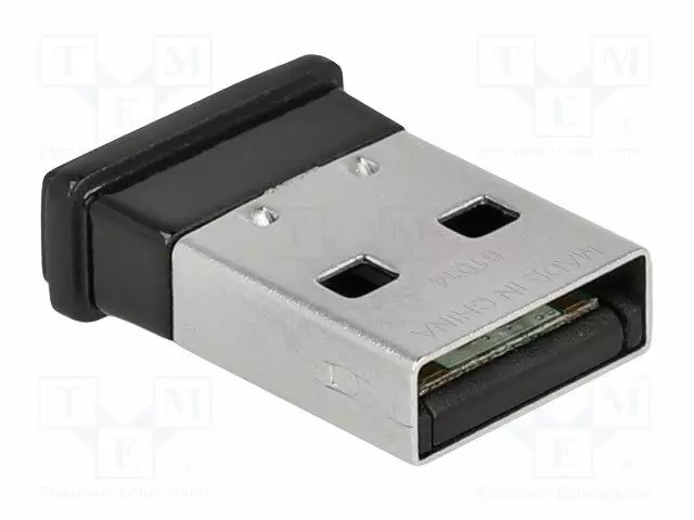 BT SOVITIN - USB A-PISTOKE - USB 1.1 - CHIPSET RTL8761BUV - MUSTA - Tietokonetarvikkeet - muut - DELOCK-61014 - 1