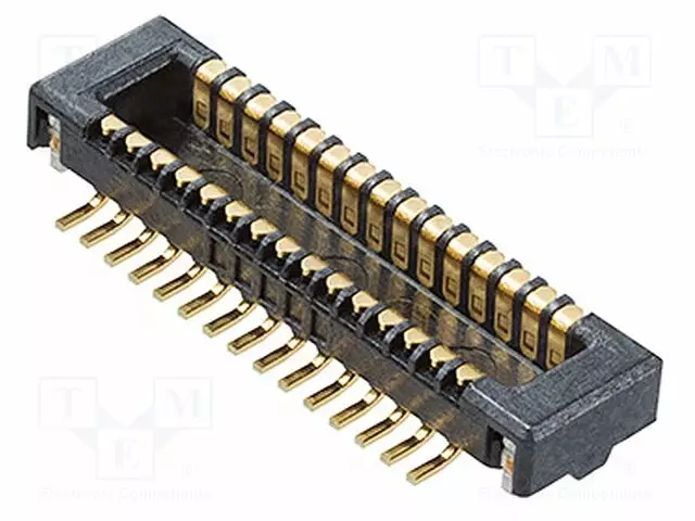 PIIRILEVYLIITIN - PISTOKE - PIN: 30 - PYSTYSUORA - PCB - SMT - KULLATTU - Erikoisliittimet - MX-55909-0374 - 1