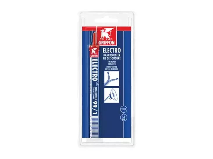 GRIFFON - ELECTRO SOLDER WIRE - TIN/COPPER - 99/1 - Juotostinat ja muut juotosaineet - SC2624 - 1