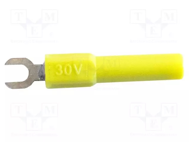 HAARUKKALIITIN-4MM BANAANILIITIN, LIITIN,HAARUKKALIITIN - Haarukkaliittimet - BU-30211A-4 - 1