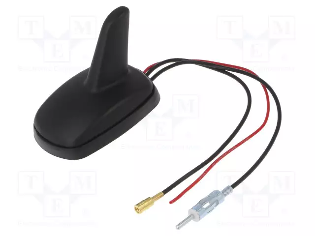 HAINEVÄANTENNI - 15DBI - AM,DAB,FM - 50OHM - MUSTA - 5÷12VDC - RG174 - Autoantennit - A00034 - 1