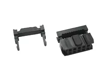 IDC SOCKET 2.54mm CABLE MOUNT, 10P GOLD - Lattakaapeliliittimet - CC024 - 1