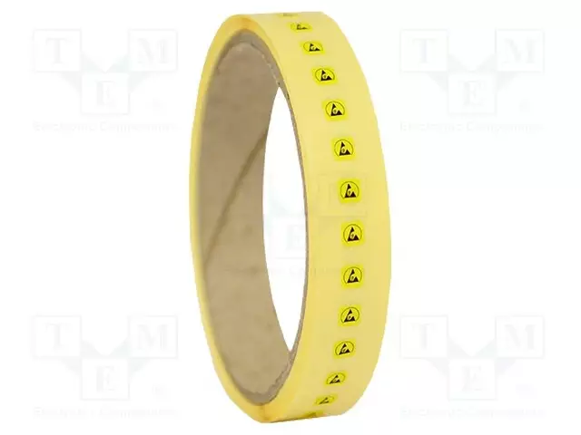 ITSELIIMAUTUVA ETIKETTI - ESD - 5X5MM - 1000KPL - RULLA - ESD teipit ja etiketit - ATS-055-0004 - 1