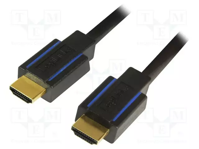 KAAPELI - HDMI-PISTOKE,MOLEMMIN PUOLIN - HDMI 2.0 - 1,8M - MUSTA - HDMI, DVI, DisplayPort johdot - CHB004 - 1