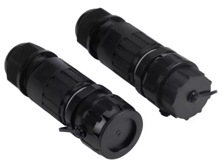 KAAPELILIITINPARI 4NAP - VESITIIVIS IP67 - 16A 320V UROS JA NAARAS (1 pari) - Moninapaliittimet ja mikrofoniliittimet - CUI04 - 1