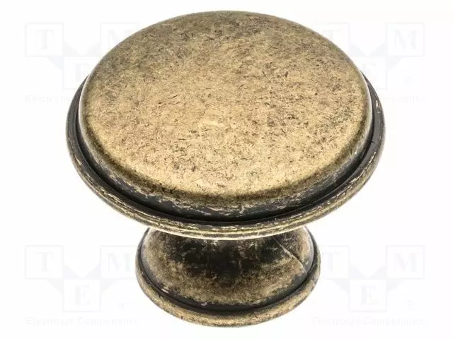 KNOB - Ø: 28MM - H: 20.5MM - ZAMAK - CENTO - PLATING: GALVANIZED - ROUND - Sormiruuvit ja nupit - GTV-GZ-CENTO-1-04 - 1