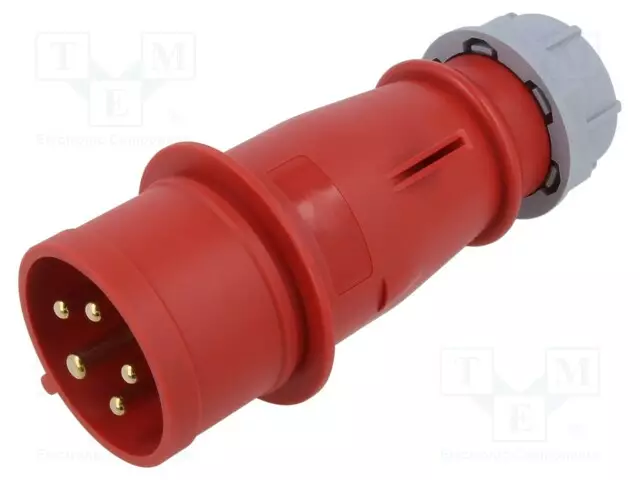 KOJELIITIN UROS - 32A - 400V - IEC 60309 - IP44 - PIN: 5 - AC liittimet ja rungot - QX4 - 1