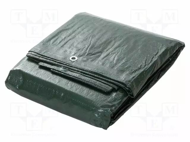 KUORMAPEITE - PIT: 8M - LEV: 5M - VIHREÄ - METALLIRENKAILLA - 90G/M2 - Pakkaaminen ja suojaus - SOLID-5934 - 1