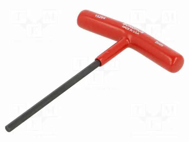 AVAIN: KUUSIOTAPPIAVAIN - HEX 5MM - KOK.PIT: 152MM - VARREN LAJI: T - Kuusiokolo- ja TORX avaimet - BONDHUS-15264 - 1