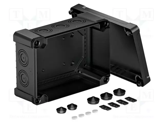 KYTKENTÄRASIA - X: 202MM - Y: 286MM - Z: 126MM - POLYKARBONAATTI - Kytkentärasiat - OBO-2005134 - 1