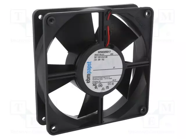 LAITETUULETIN - DC - 119X119X32MM - 9294305017 - DC 24V tuulettimet - 4394 - 1