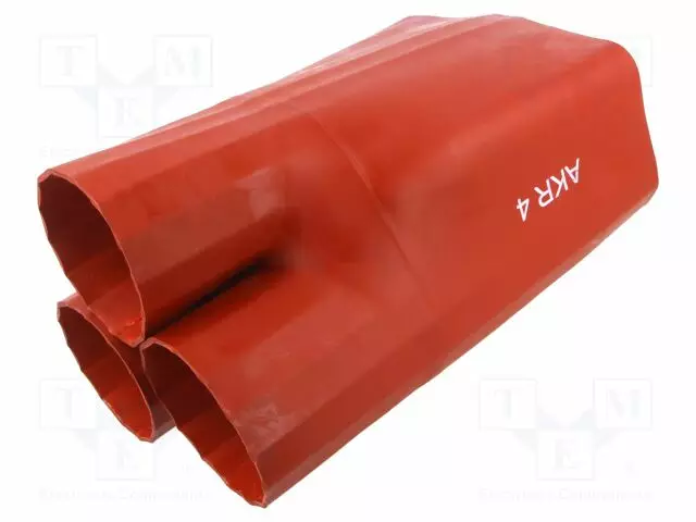 LÄMPÖKUTISTUVA JAKOSUOJUS - 135/64MM - PUNAINEN - AKR - LIIT.MÄÄRÄ: 3 - Kutistemuovit - AKR4 - 1