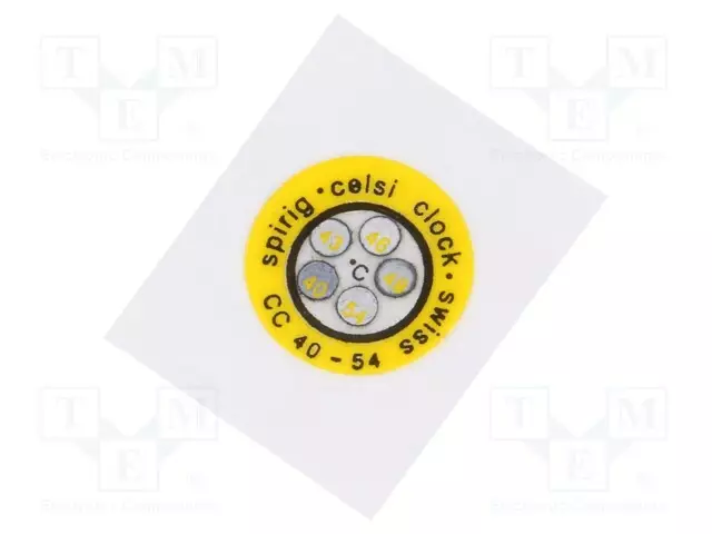 LÄMPÖTILAOSOITIN - 40°C,43°C,46°C,49°C,54°C - °C - Ø14MM - Lämpötilaosoittimet - CC-040054 - 1