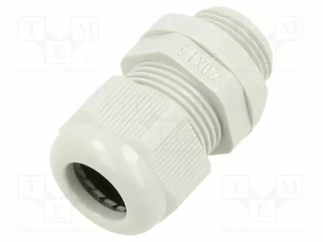 LÄPIVIENTI - M20 - IP68 - NYLON - HARMAA - Läpivientikappaleet ja holkkitiivisteet - GW52044 - 1
