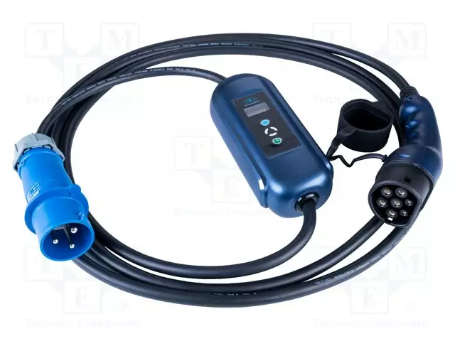 EMOBILITY: LATURI - 2X0,75MM2,3X6MM2 - 110/250VAC - 7,2KW - IP54 - 5M - Sähköauton latauskaapelit - AK-EC-14 - 1