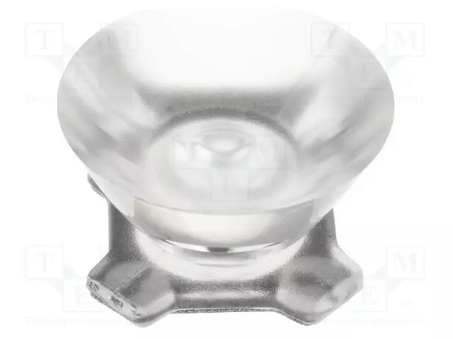 LED-LINSSI - PYÖREÄ - LÄPINÄKYVÄ - 7÷12° - KIINNITYS: TEIPPI - H: 11,7MM - Linssit LEDeille - CA11264 - 1