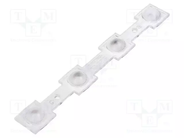LED-LINSSI - SUORAKULMA- LÄPINÄKYVÄ - 80° - VÄRI: MUSTA - H: 20,2MM - Linssit LEDeille - CN16604 - 1