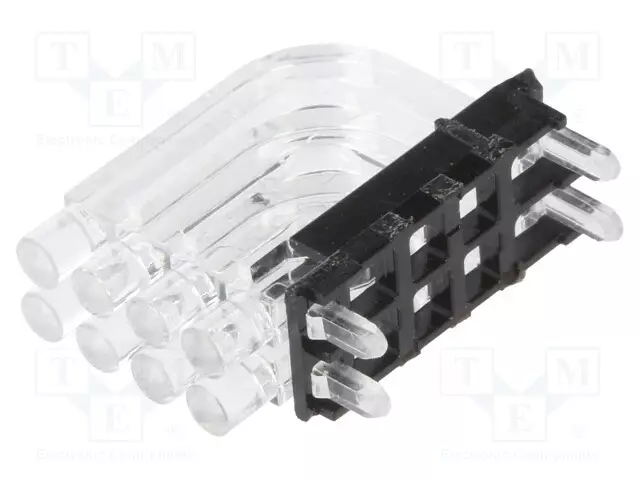 LED-VALOKUIDUT - Ø2MM - MOD.MÄÄRÄ: 8 - PYÖREÄ - ETUOSA: KUPERA - LED valojohtimet - 1296.2024 - 1