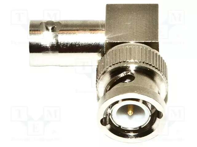 LABORATORIOLIITIN: BNC - MALLI: KULMA - UROS + NAARAS - 50OHM - Laboratorioliittimet - muut - BU-P3534 - 1