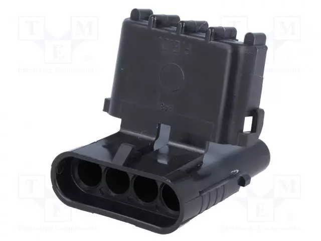 LIITIN: JOHTO-JOHTO - PISTOKE - UROS - WEATHER PACK - PIN: 4 - JOHTOON - Ajoneuvoliittimet - 12010974 - 1