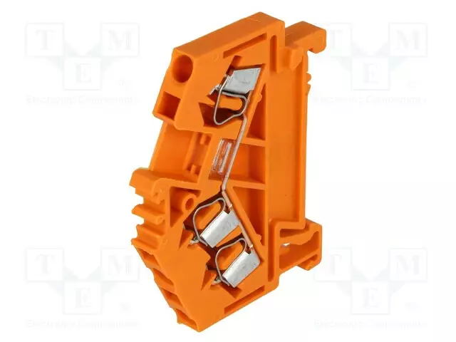 LIITIN: KISKO-280 - 24A - 800V - JOUSIPURISTIN - ORANSSI - 0,08÷2,5MM2 - Kiskoliittimet - 280-654 - 1