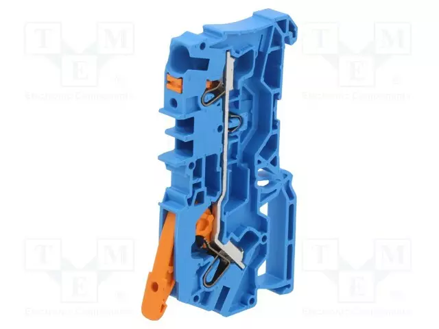 LIITIN: KISKO-2104 - 32A - 800V - PUSH-IN - SININEN - 0,5÷6MM2 - NAVAT: 1 - Kiskoliittimet - 2104-5204 - 1