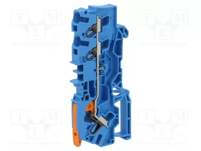 LIITIN: KISKO-2104 - 32A - 800V - PUSH-IN - SININEN - 0,5÷6MM2 - NAVAT: 1 - Kiskoliittimet - 2104-1304 - 1