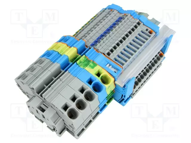 LIITIN: KISKO-HARMAA - 4MM2 - TS35 - Kiskoliittimet - 821-104 - 1
