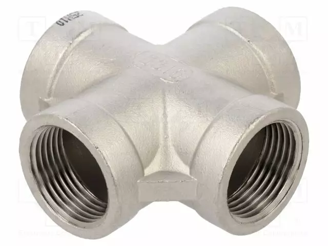 LIITIN: RISTILIITIN - NAARAS-MAX.10,5BAR - G316 - Liittimet ja johdot pneumatiikkaan - 6180-034 - 1
