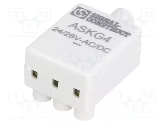 MERKKIVALO: LED-MERKKIVALOJEN SYÖTTÖADAPTERI - 28VDC - 24VAC - Merkkivalot ja pienoislamput - ASKG4 - 1
