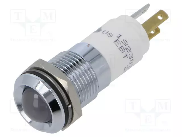 MERKKIVALO: LED - VILKKUVA - PUNAINEN/VIHREÄ - 24VDC - Ø14MM - MUOVI - Merkkivalot ja pienoislamput - 19230354 - 1