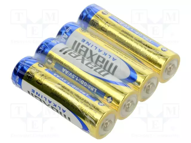 PARISTO: ALKALIPARISTO - AA - 1,5V - EI-UUDELLEENLADATTAVA - 4KPL - Alkaliparistot - BAT-LR6MX-S4 - 1