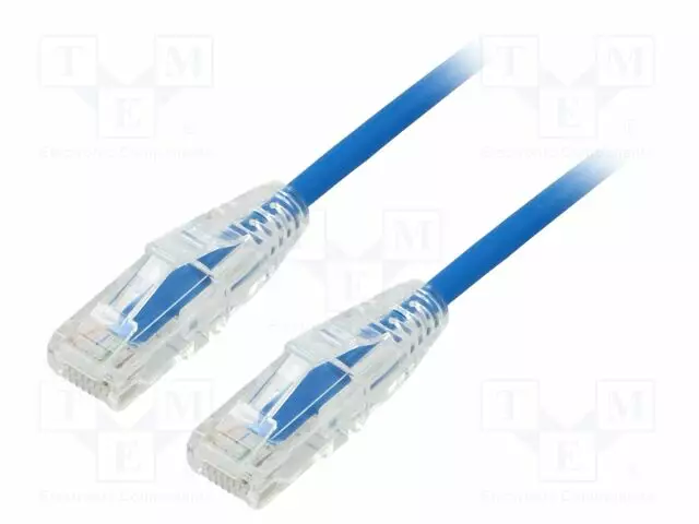 PATCH KAAPELI - CAT: 6 - RJ45-PISTOKE,MOLEMMIN PUOLIN - 3M - PVC - PFM972 - RJ45 Ethernet kaapelit - 6939554910814 - 1