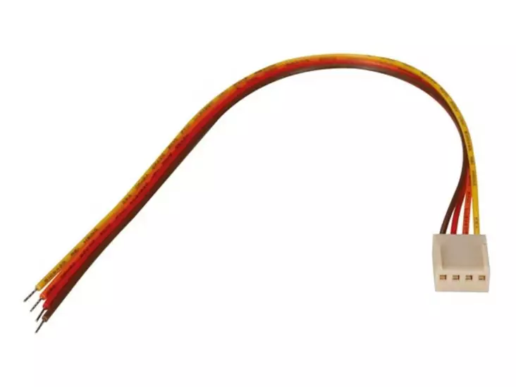 PIIRILEVYLIITIN NAARAS 4-NAP JAKOVÄLI 2,54mm 20cm JOHTIMILLA - Piirilevyliittimet - BTWF4 - 1