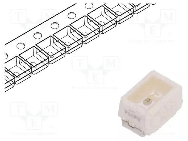 LED - VIHREÄ - SMD - 2014,MINI PLCC2 - 6,1÷19MLM - 1,8÷5,6MCD - 120° - 2MA - Pintaliitos LED - LG-M67K-G1J2-24 - 1