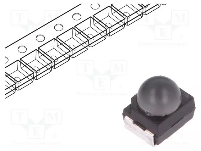 LED - ORANSSI - SMD - 3528,PLCC2 - 1,26÷3,175LM - 1120÷3550MCD - 55° - Pintaliitos LED - LO-T66F-AACA-24 - 1