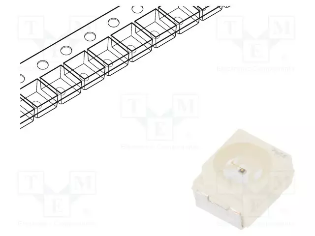 PINTALIITOS LED - 3528,PLCC2 - ORANSSI - 24÷48MLM - 7,1÷18MCD - 3,4X3X2,1MM - Pintaliitos LED - LO-T67K-K1L2-24 - 1