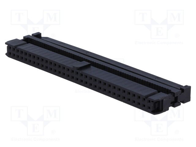 LIITIN: IDC - PISTOKE - NAARAS - PIN: 64 - IDC - - 2,54MM - 2X32 - IDC liittimet - T812-1-64 - 1