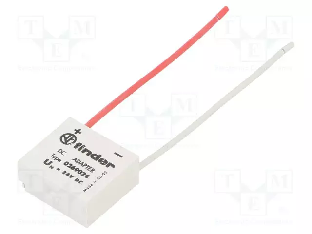 RELAYS ACCESSORIES: DC ADAPTER - 24VDC - Asennusreleet - 026.9.024 - 1